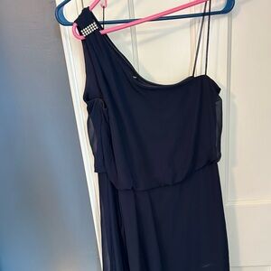 Short navy blue dress